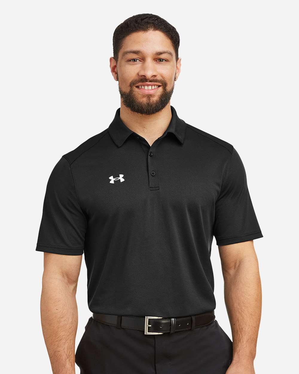 Under Armour Tech Polo in Black
